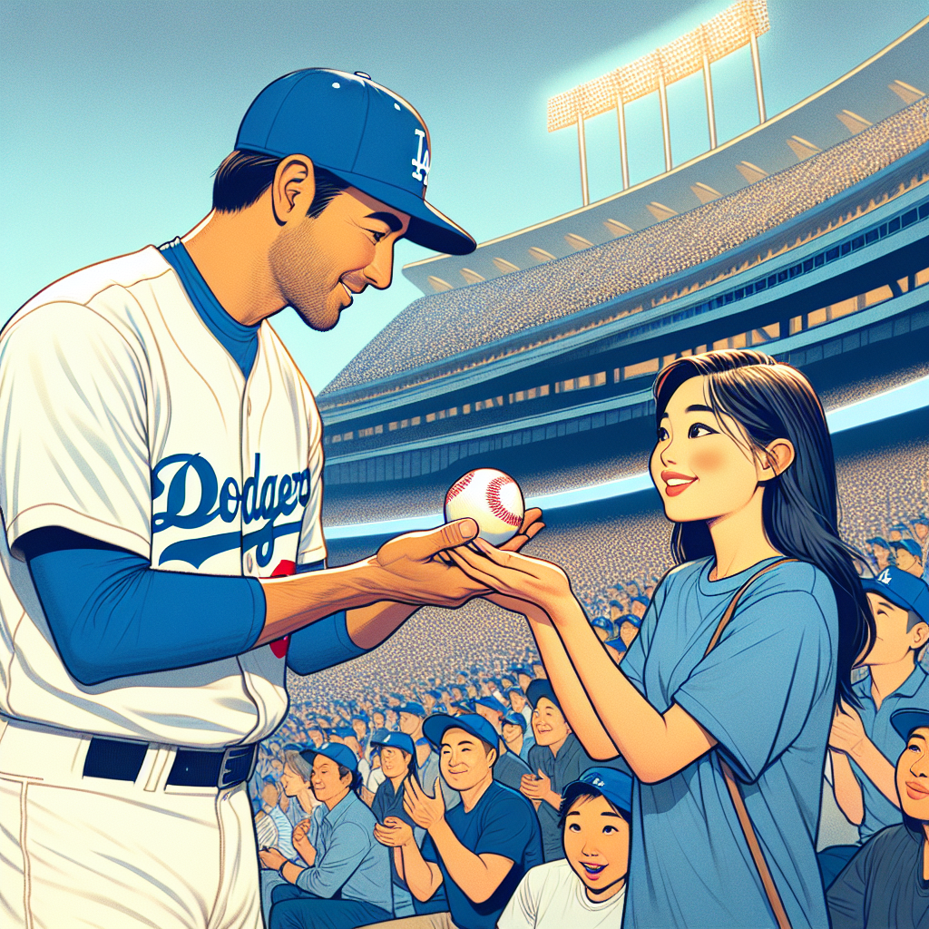 大谷翔平、WBC東京ドームで若いファンへボールプレゼント